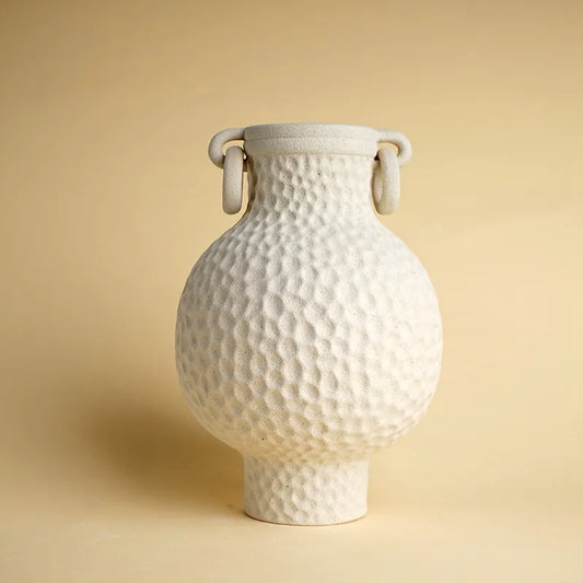 Handmade Amphoras Ceramics Vase With Two Ears |Flower Arrangement Vase. Home Decoration. Vase|